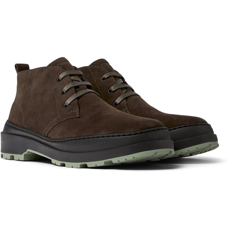 Camper Brutus Trek - Ankle Boots For Men - Grey, Size 44, Suede
