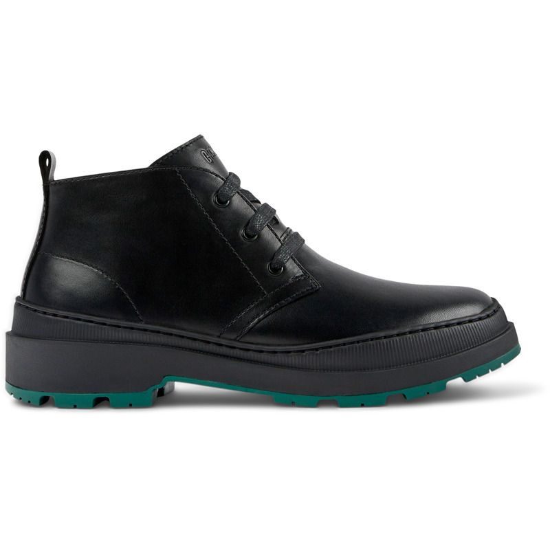 CAMPER Brutus Trek - Ankle Boots For Men - Black, Size 43, Smooth Leather