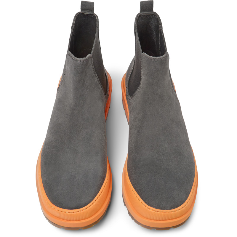 CAMPER Brutus Trek - Ankle Boots For Men - Grey, Size 12, Suede