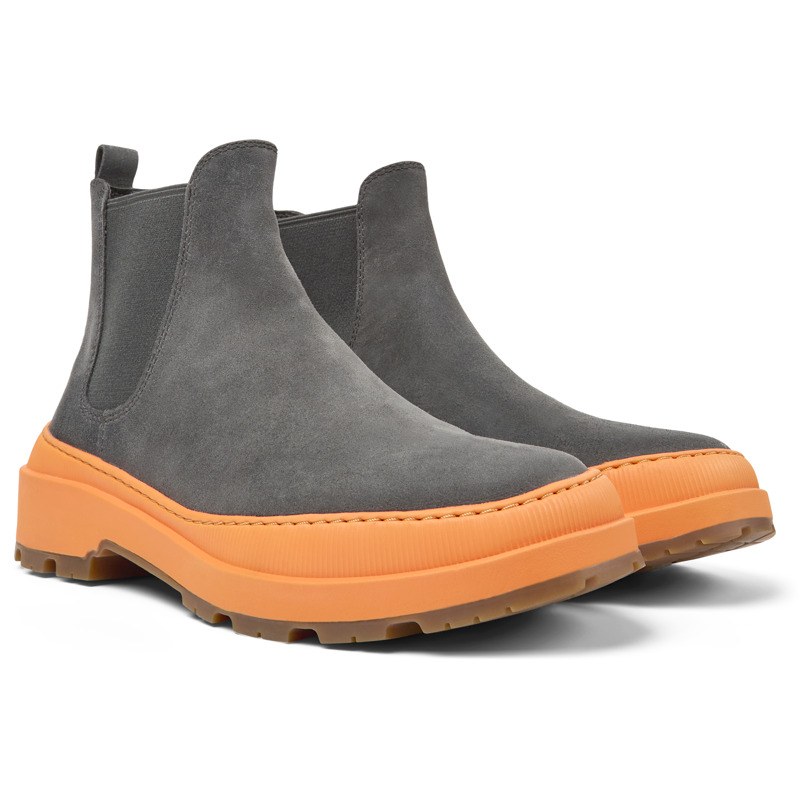 CAMPER Brutus Trek - Ankle Boots For Men - Grey, Size 41, Suede