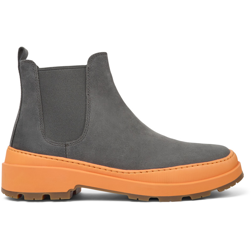 CAMPER Brutus Trek - Ankle Boots For Men - Grey, Size 43, Suede