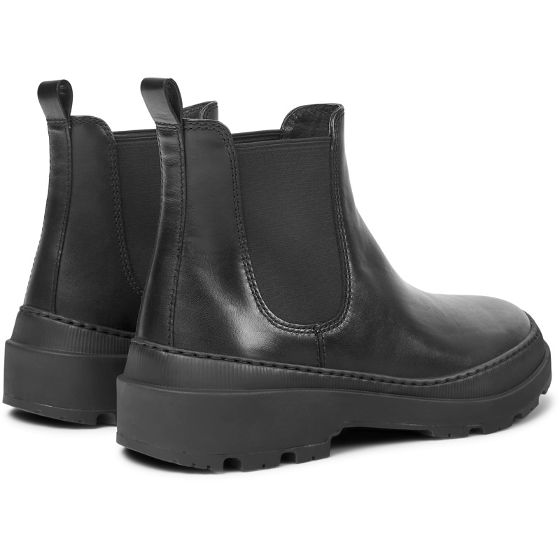 CAMPER Brutus Trek - Ankle Boots For Men - Black, Size 44, Smooth Leather