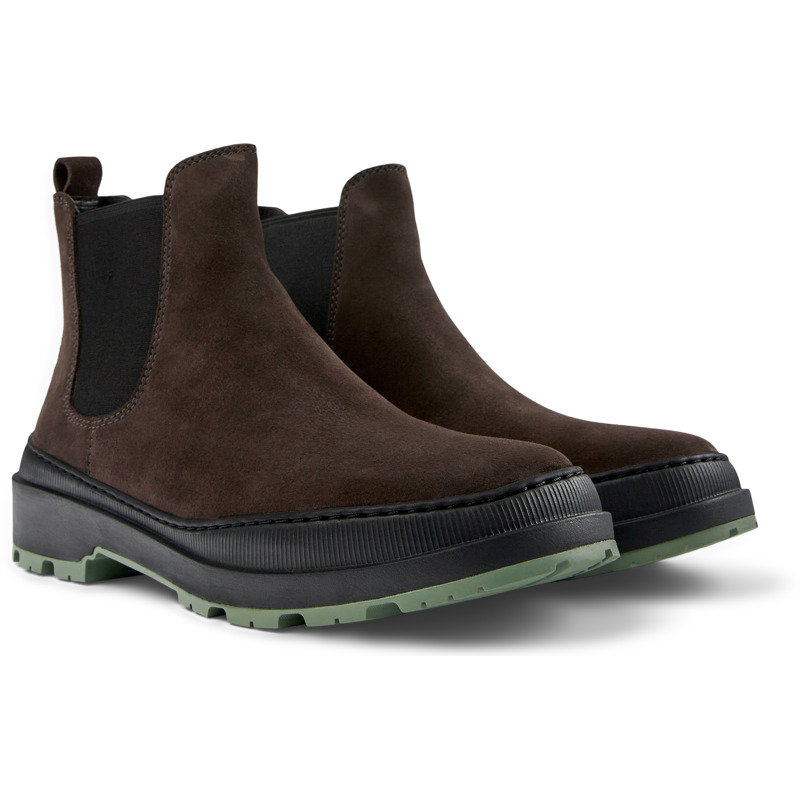 Camper Brutus Trek - Ankle Boots For Men - Grey, Size 45, Suede