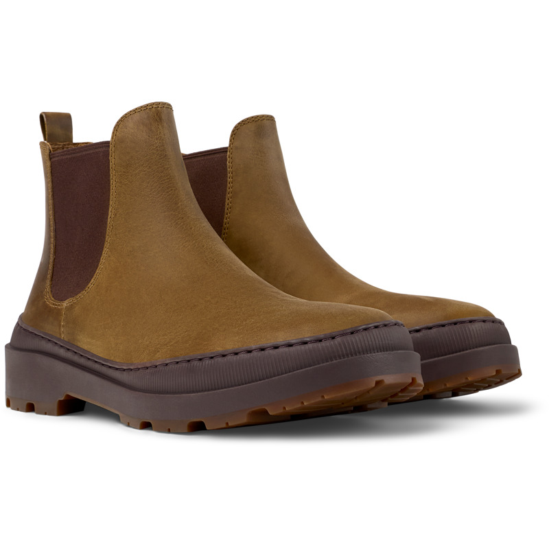 Camper Brutus Trek Waterproof Chelsea Boot In Brown