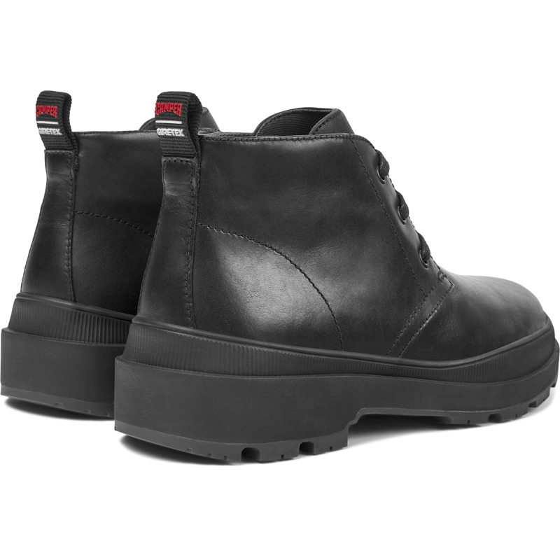 CAMPER Brutus Trek - Ankle Boots For Men - Black, Size 46, Smooth Leather