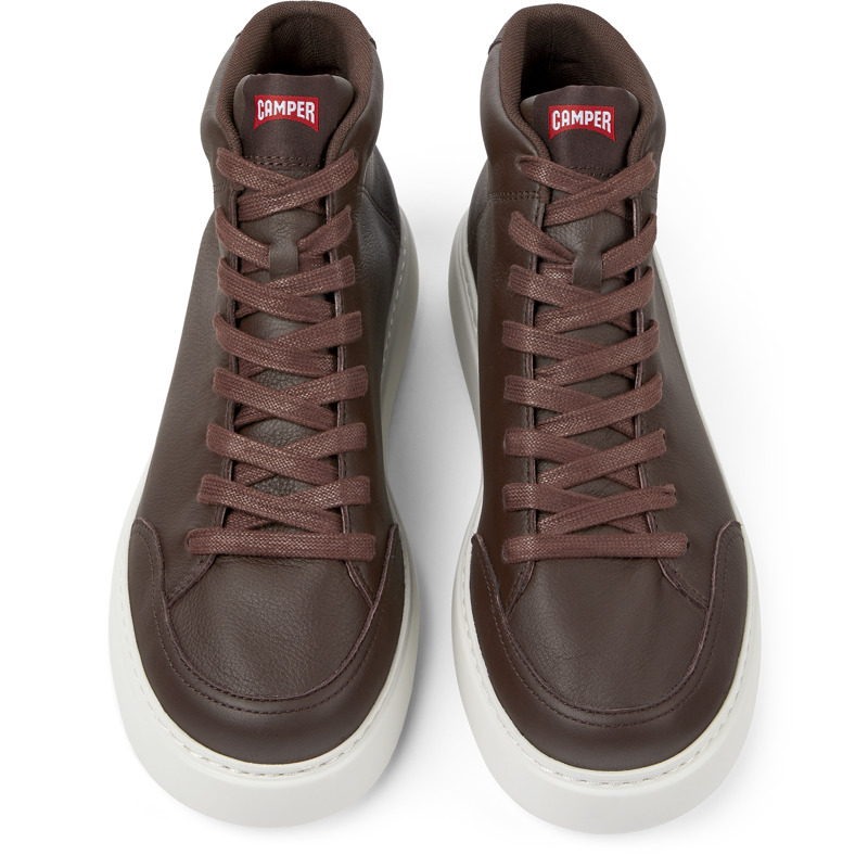 Camper Runner K21 - Sneakers For Men - Burgundy, Size 43, Smooth Leather