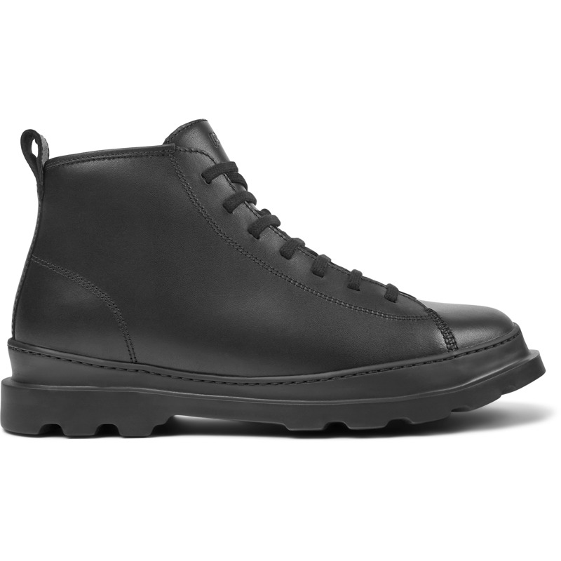 CAMPER Brutus - Ankle Boots For Men - Black, Size 41, Smooth Leather