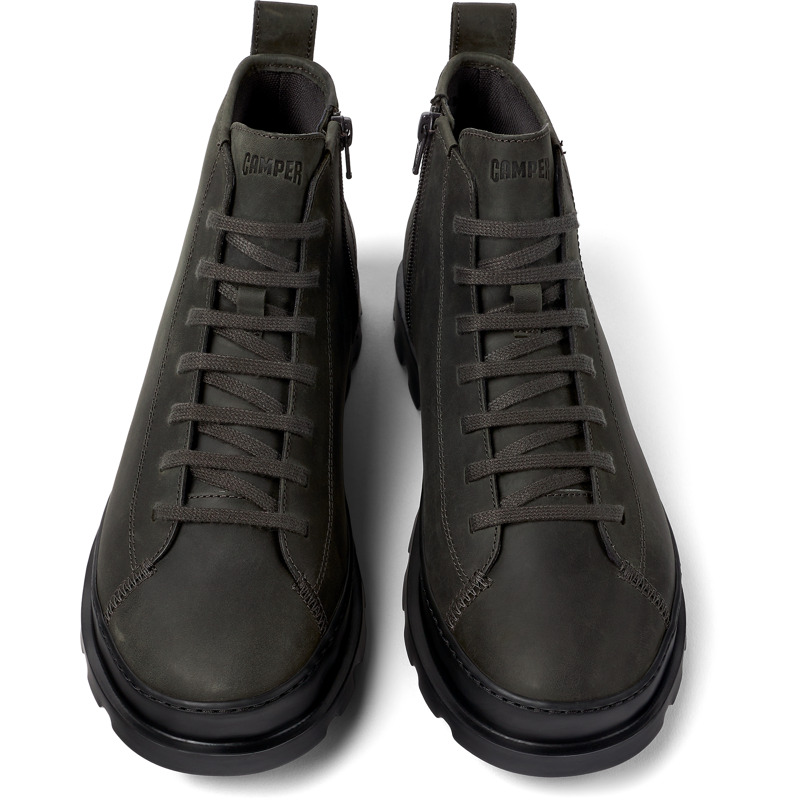 CAMPER Brutus - Ankle Boots For Men - Grey, Size 39, Suede