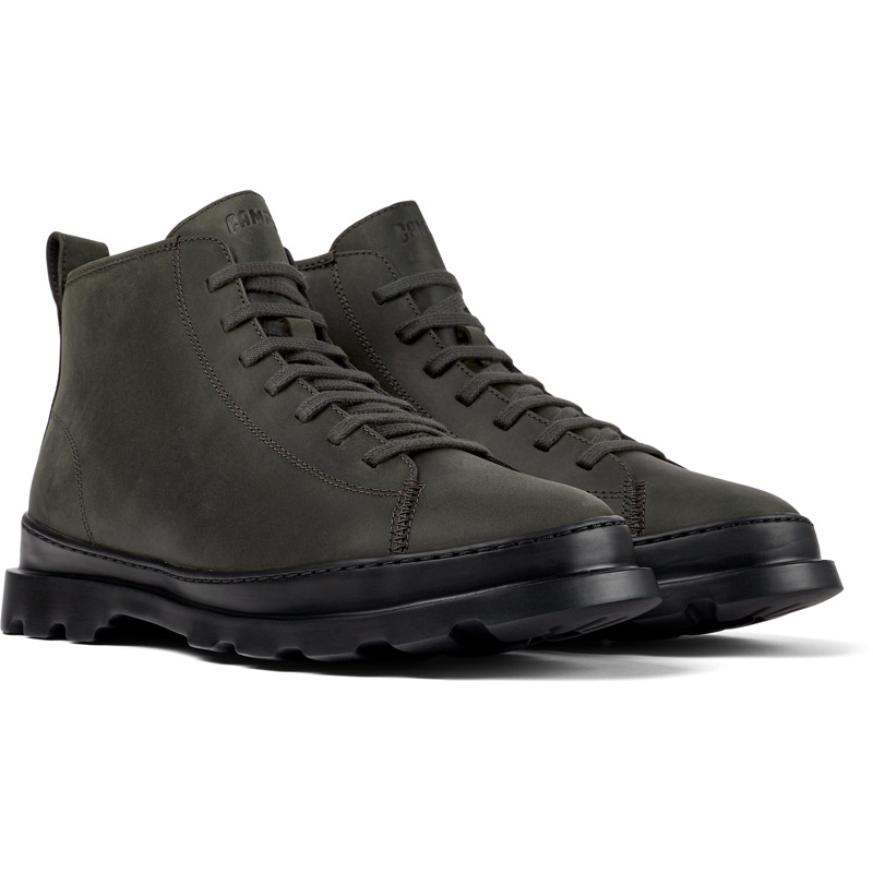 Camper Brutus - Ankle Boots For Men - Grey, Size 46, Suede