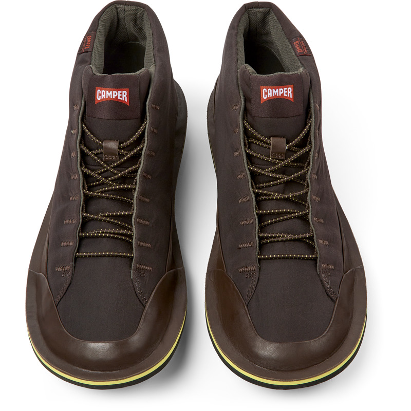 CAMPER Beetle PrimaLoft® - Ankle Boots For Men - Brown, Size 42, Cotton Fabric/Smooth Leather