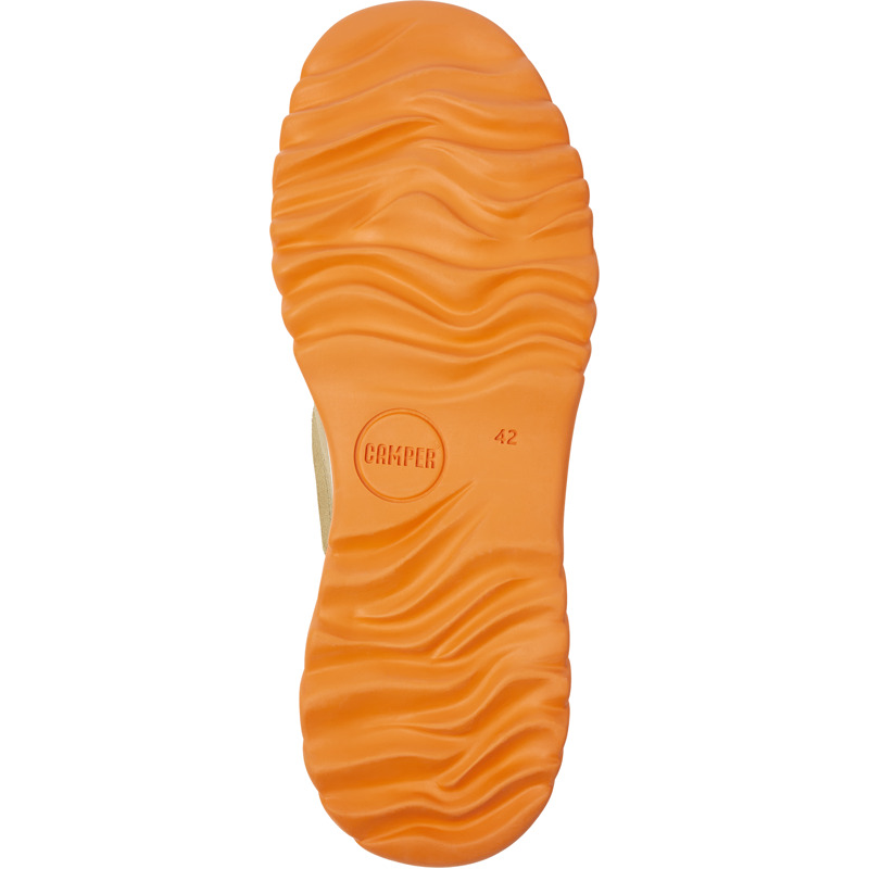 Camper Teix - Ankle Boots For Men - Orange, Beige, White, Size 40, Cotton Fabric