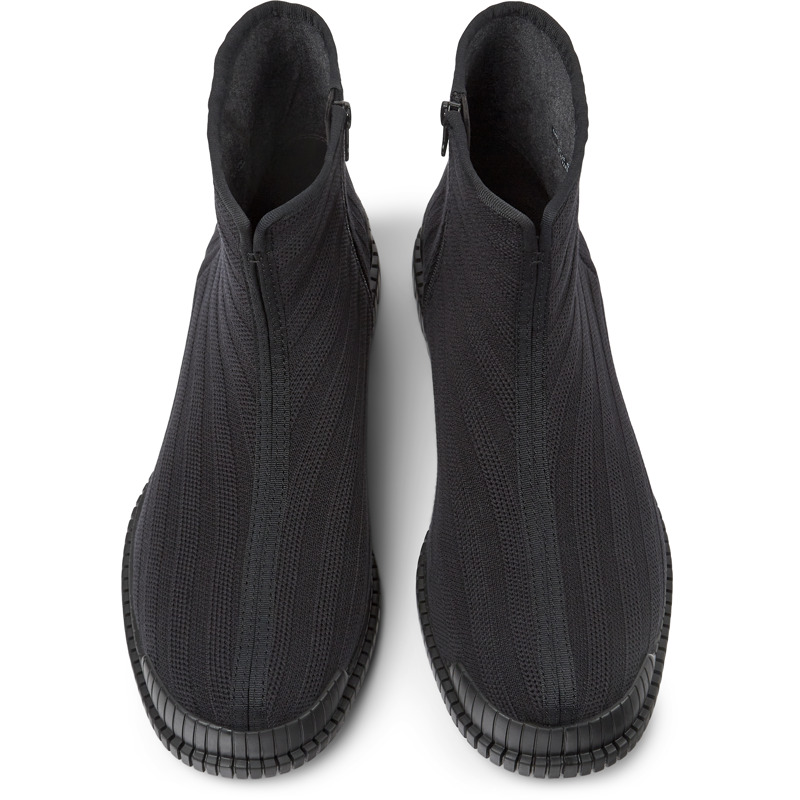 CAMPER Pix TENCEL® - Ankle Boots For Men - Black, Size 45, Cotton Fabric