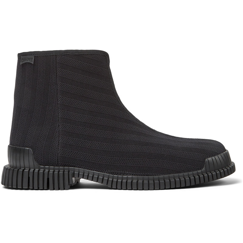 CAMPER Pix TENCEL® - Ankle Boots For Men - Black, Size 44, Cotton Fabric