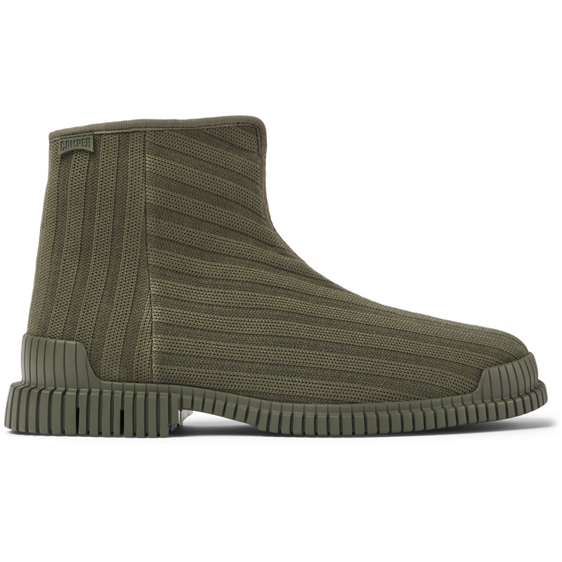CAMPER Pix TENCEL® - Ankle Boots For Men - Green, Size 41, Cotton Fabric