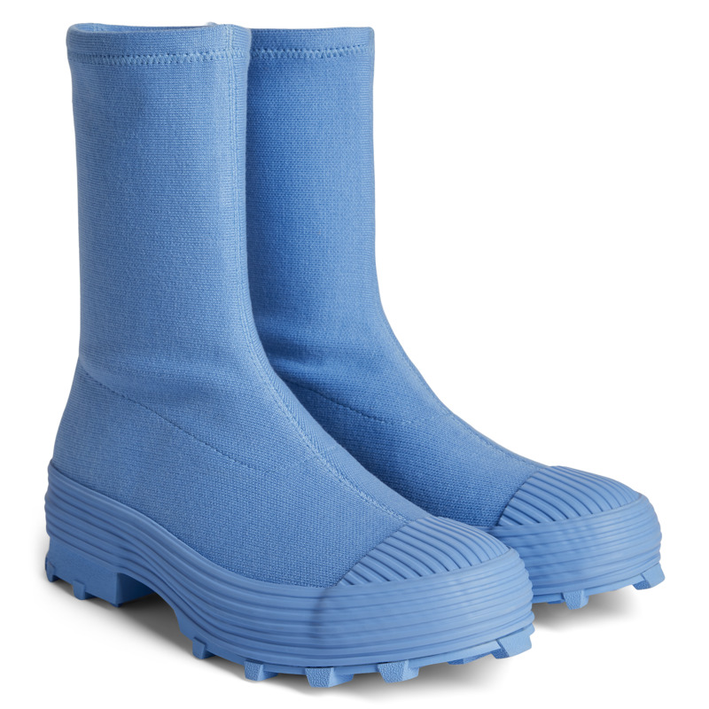 Camper Traktori - Formal Shoes For Men - Blue, Size 39, Cotton Fabric