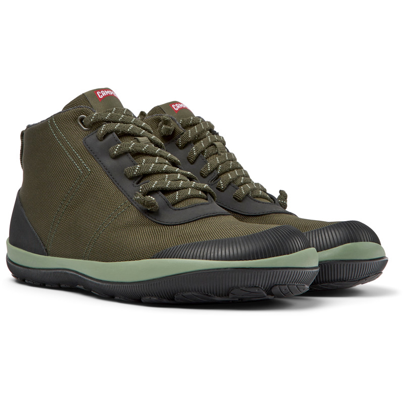 Camper Peu Pista Gore-Tex - Ankle Boots For Men - Green, Size 39, Cotton Fabric