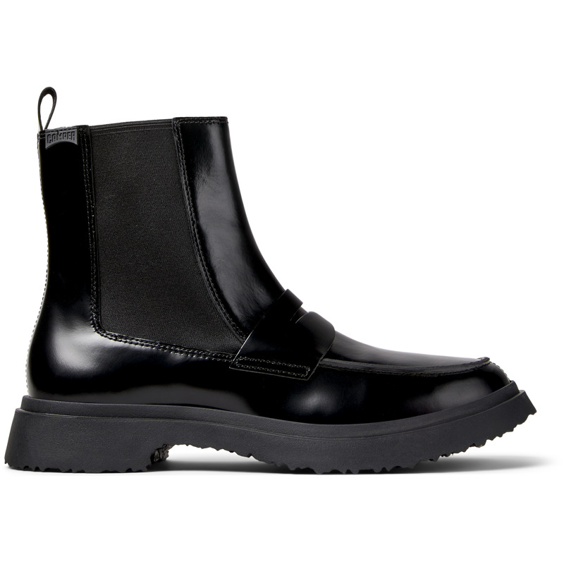 CAMPER Walden - Botas para Hombre - Negro, talla 41, Piel Lisa
