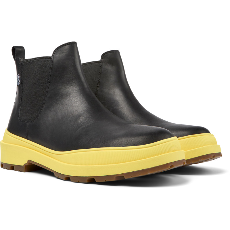 Camper Brutus Trek Hydroshield® - Ankle Boots For Men - Black, Size 43, Smooth Leather