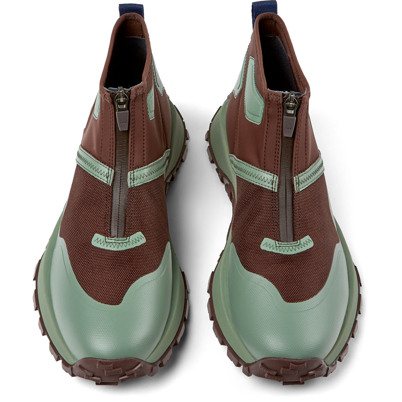 Camper Drift Trail Vibram - Sneakers For Men - Burgundy, Green, Size 39, Cotton Fabric