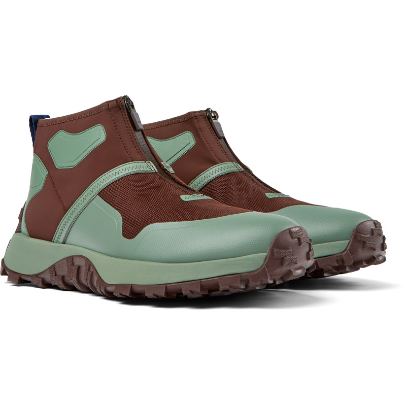 Camper Drift Trail Vibram - Sneakers For Men - Burgundy, Green, Size 43, Cotton Fabric