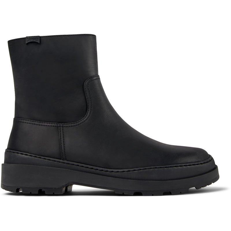 CAMPER Brutus Trek - Botines para Hombre - Negro, talla 39, Ante o Piel Vuelta