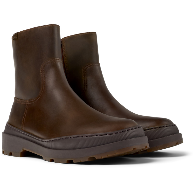 Shop Camper Ankle Boots For Men In Brown