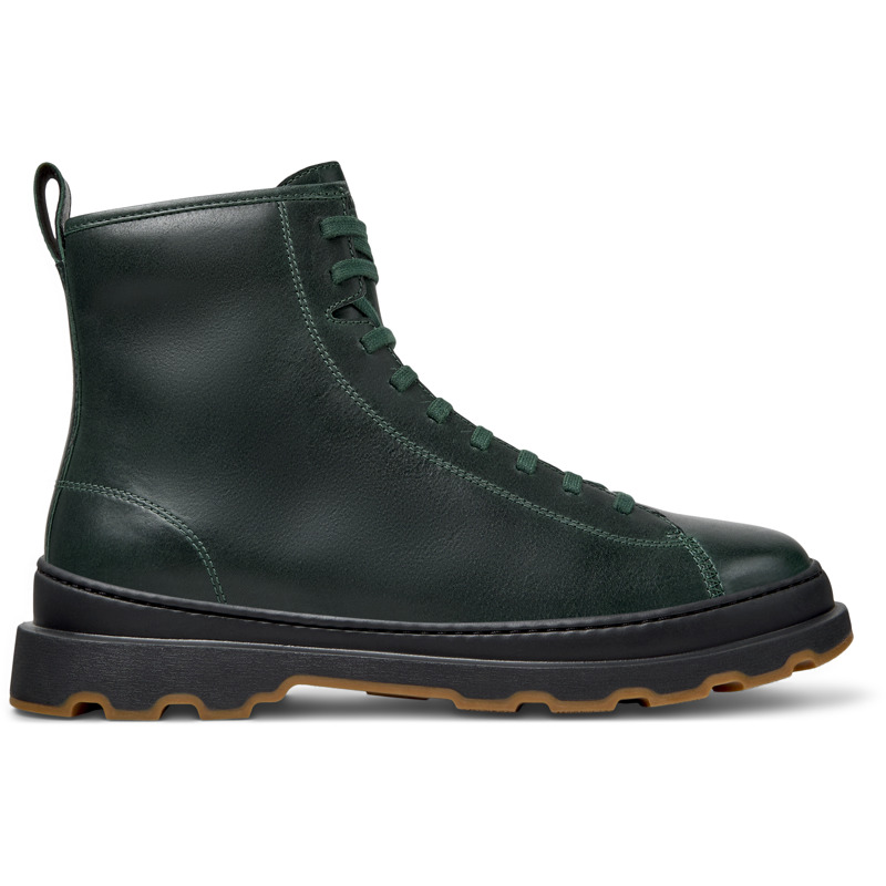 CAMPER Brutus+ - Botas para Hombre - Verde, talla 39, Piel Lisa