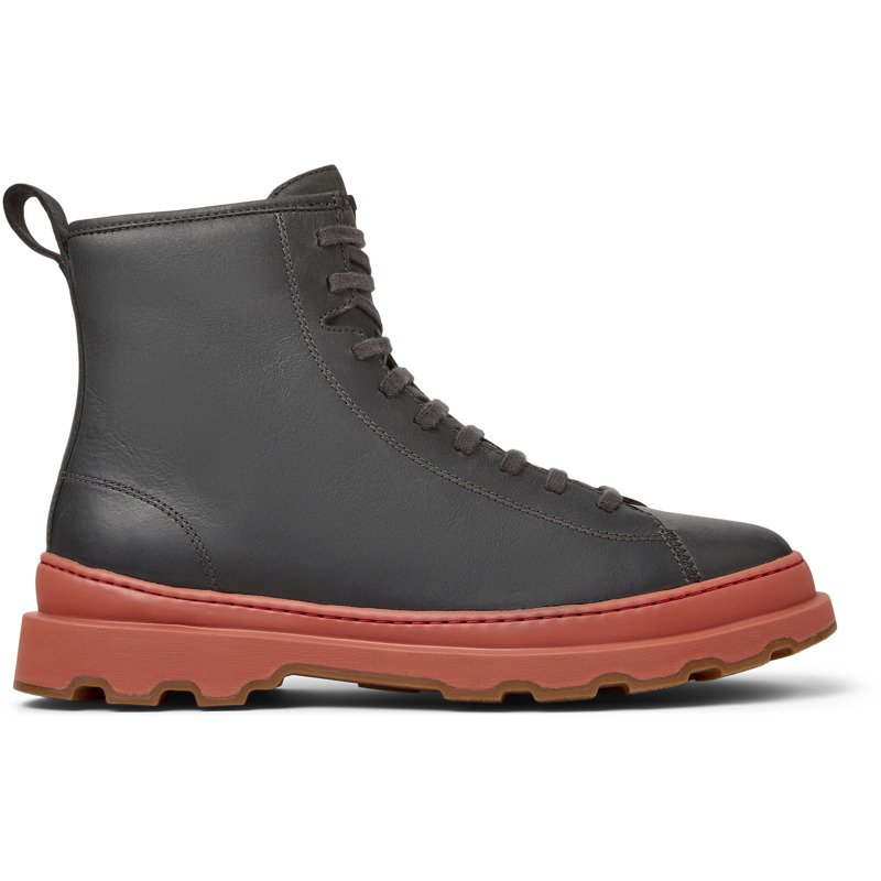 Camper Brutus Lace-up Boots In Black