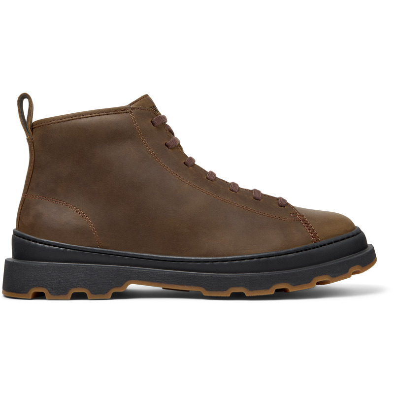 Camper Brutus Lace-up Chunky-sole Hiking Boots In Brown