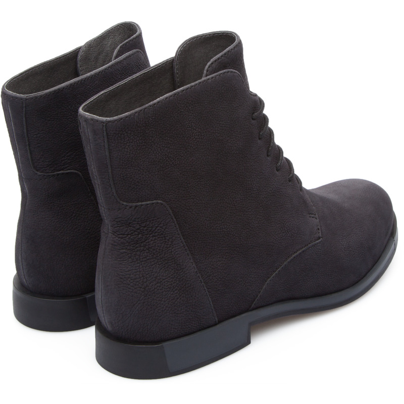 CAMPER Bowie - Stiefeletten Für Damen - Schwarz, Größe 36, Veloursleder