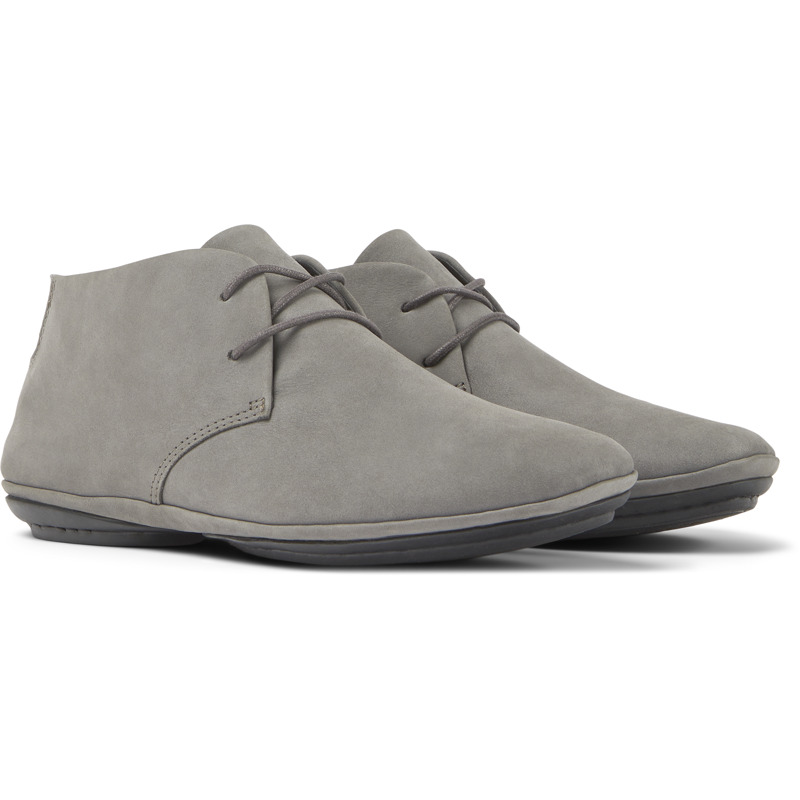 Camper Right - Ankle Boots For Women - Grey, Size 41, Suede
