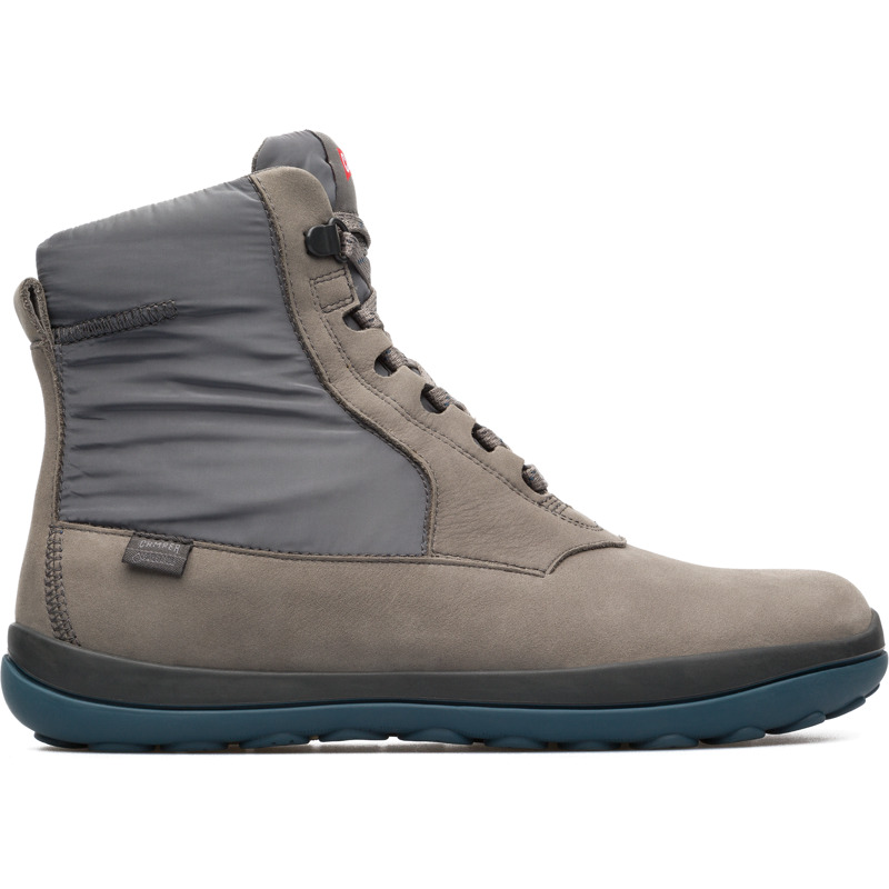 CAMPER Peu Pista - Ankle boots for Women - Grey, Cotton fabric - K400297