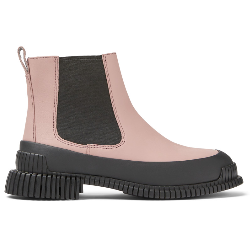 CAMPER Pix - Stiefeletten Für Damen - Rosa ,Schwarz, Größe 38, Glattleder