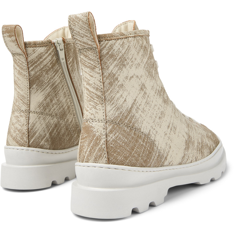 CAMPER Brutus - Ankle Boots For Women - White,Grey, Size 39, Suede