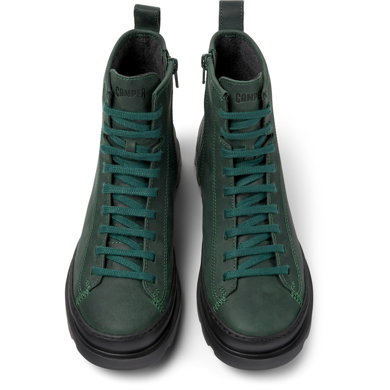 CAMPER Brutus - Ankle Boots For Women - Green, Size 37, Suede