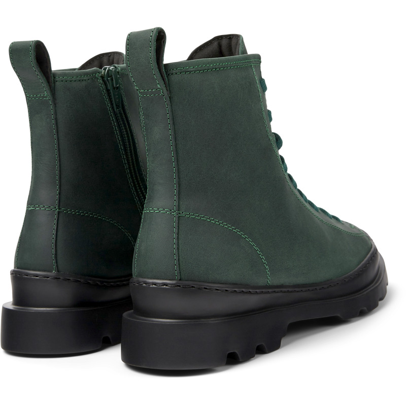 CAMPER Brutus - Stiefeletten Für Damen - Grün, Größe 35, Veloursleder