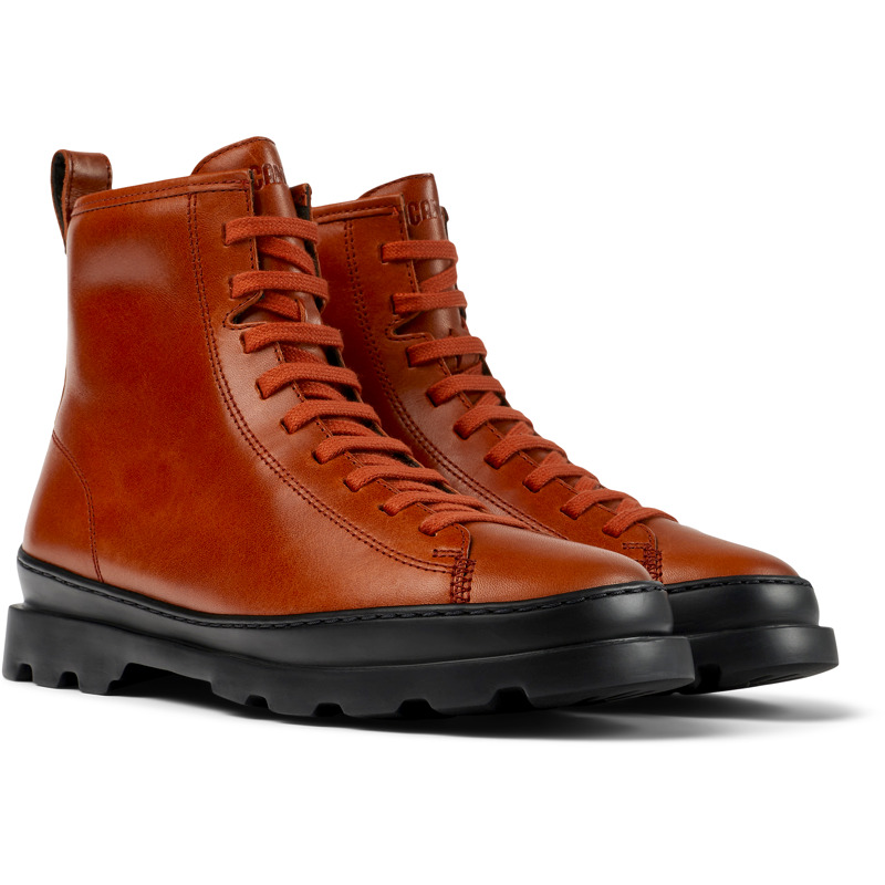 Camper Ankle Boots For Women In Red
