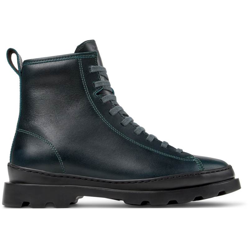 CAMPER Brutus - Botines para Mujer - Verde, talla 41, Piel Lisa