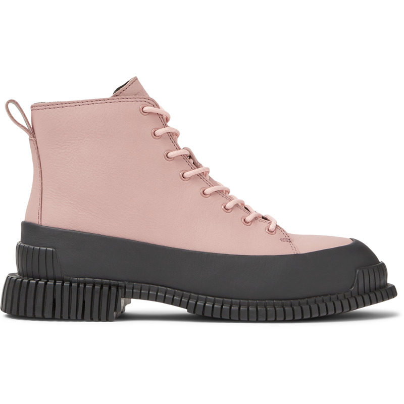 CAMPER Pix - Botines para Mujer - Rosa,Negro, talla 35, Piel Lisa