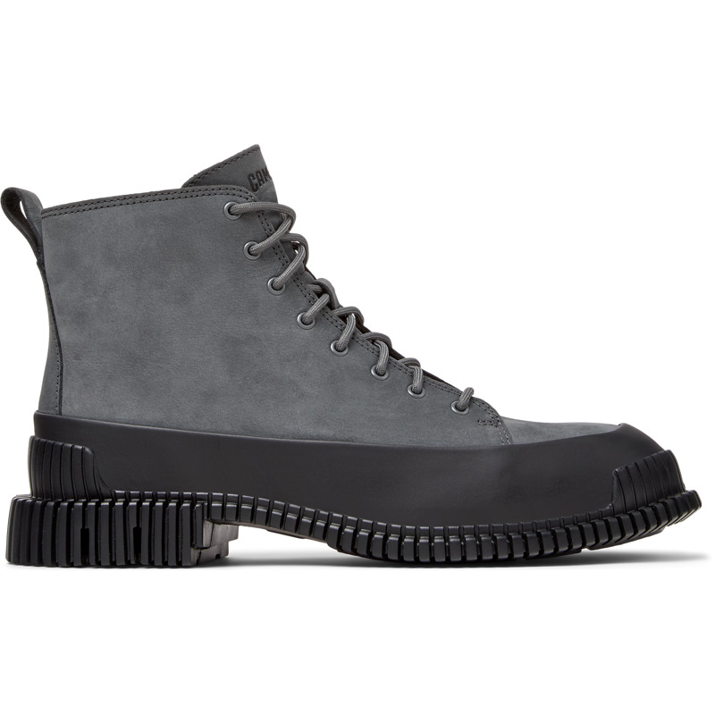 CAMPER Pix - Botas para Mujer - Gris,Negro, talla 40, Piel Vuelta/Piel Lisa