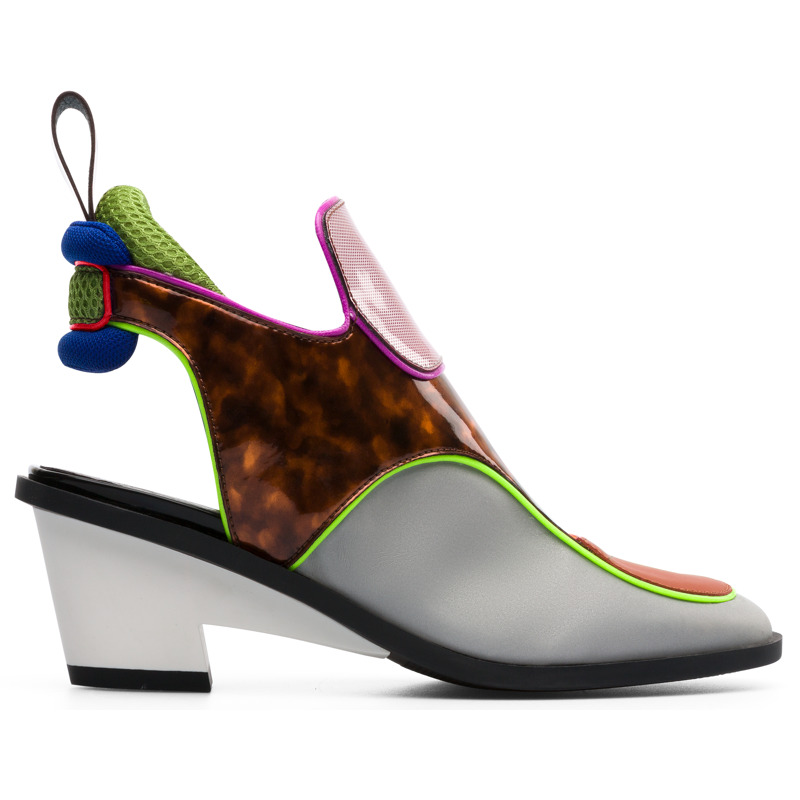 Camper LAB Kiko kostadinov, Stivaletti Donna, Grigio/Marrone/Nero, Misura 35 (EU), K400393-001