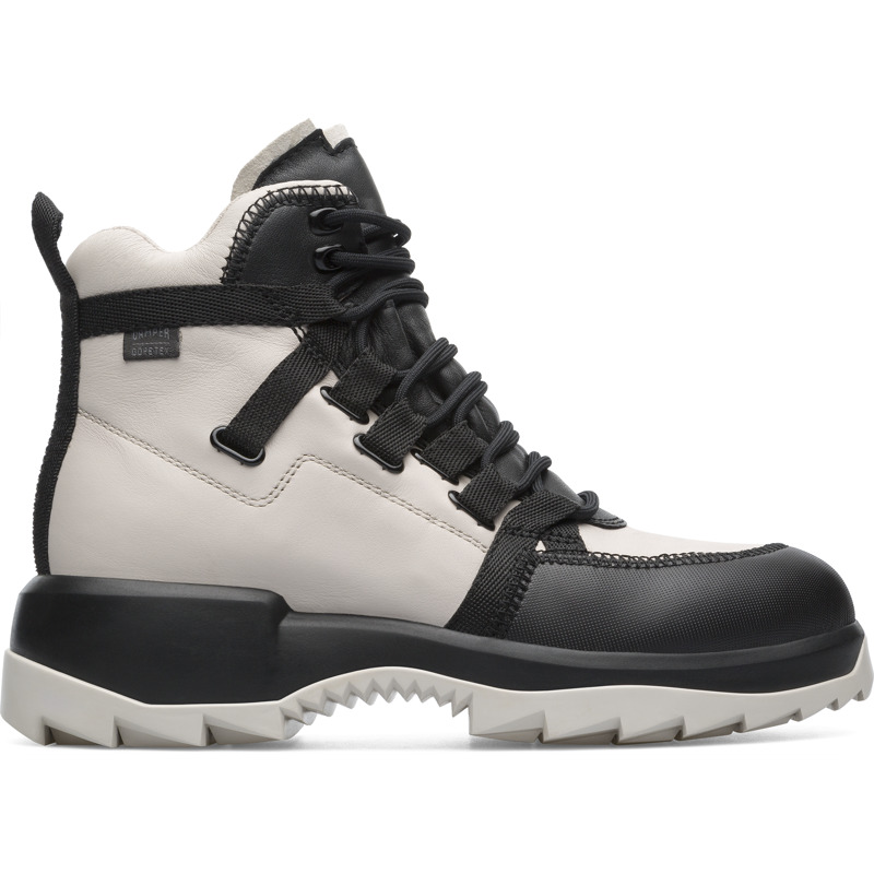 Camper Helix, Baskets Femme, Beige/Noir, Taille 37 (EU), K400438-002