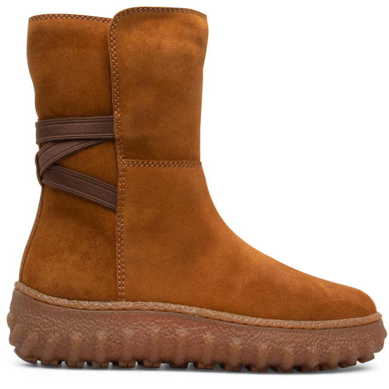 CAMPER Ground - Botas para Mujer - Marron, talla 42, Ante o Piel Vuelta