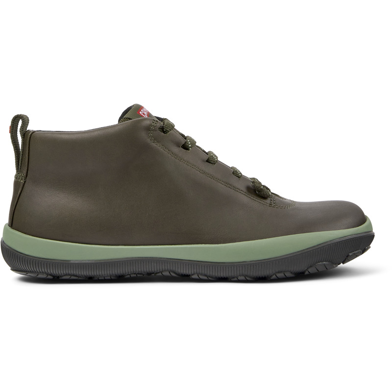 CAMPER Peu Pista GORE-TEX - Ankle Boots For Women - Green, Size 3, Smooth Leather/Cotton Fabric