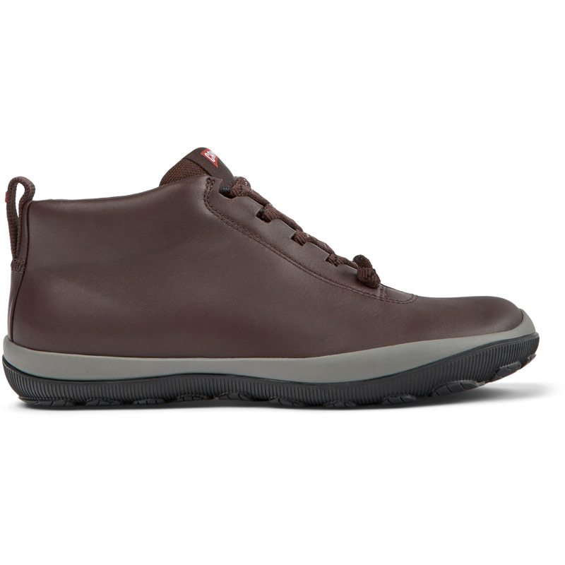 CAMPER Peu Pista GORE-TEX - Ankle Boots For Women - Burgundy, Size 35, Smooth Leather/Cotton Fabric