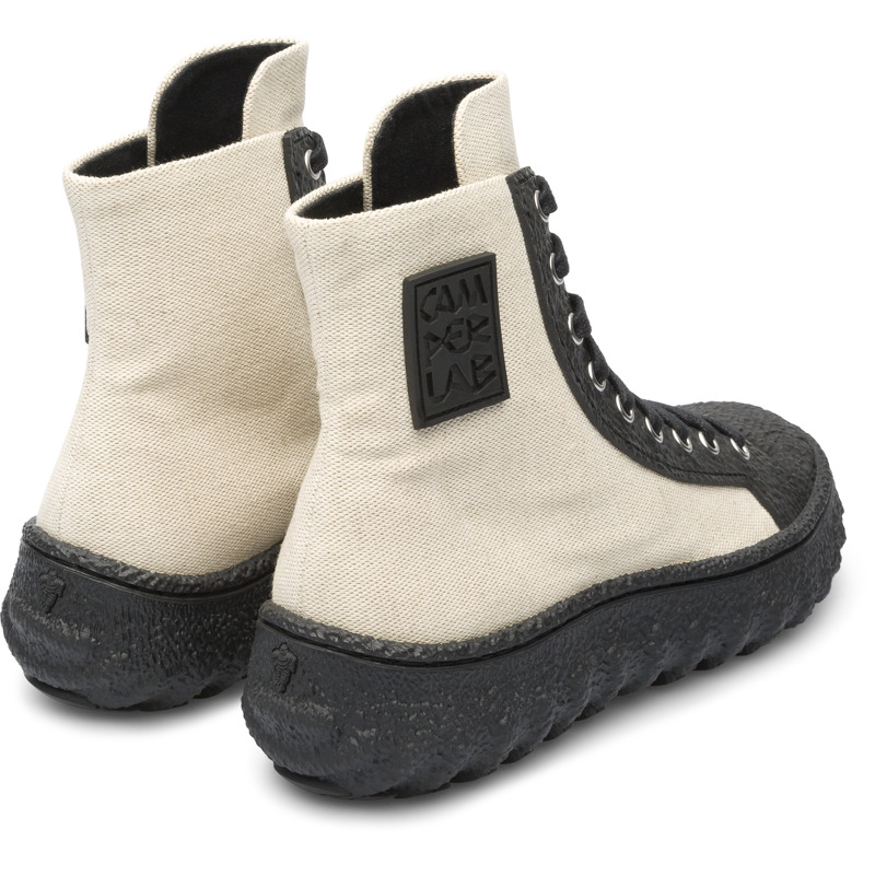 CAMPERLAB Ground - Stiefeletten Für Damen - Beige, Größe 36, Textile