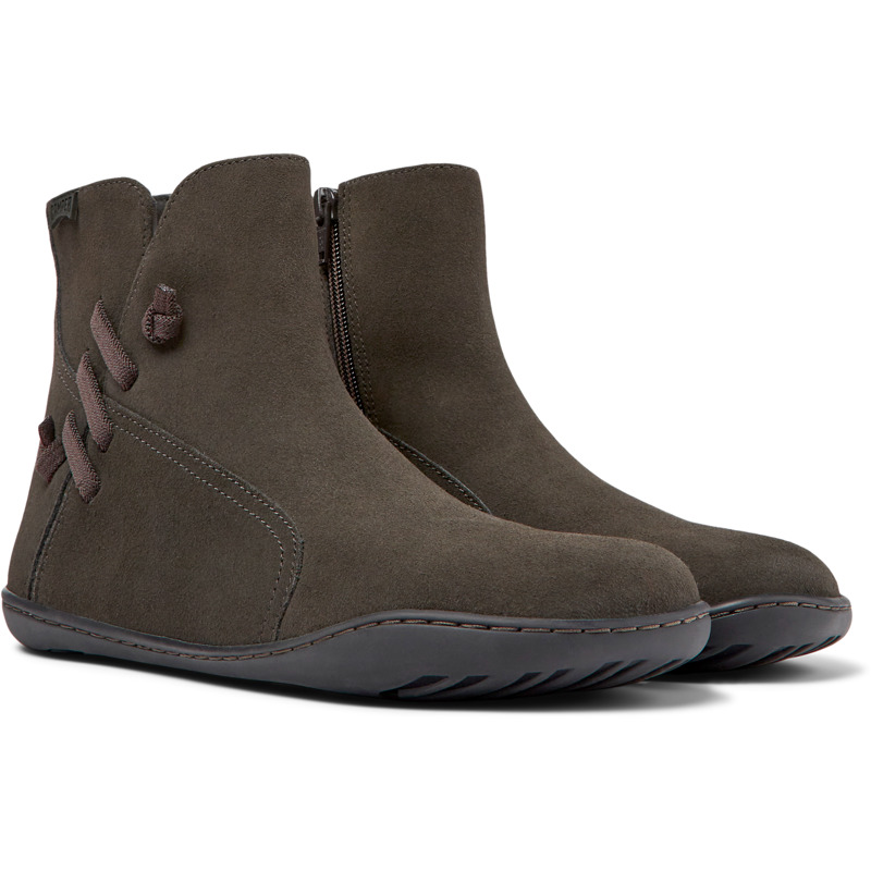 CAMPER Peu - Ankle Boots For Women - Grey, Size 42, Suede