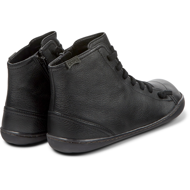 CAMPER Peu - Ankle Boots For Women - Black, Size 36, Smooth Leather