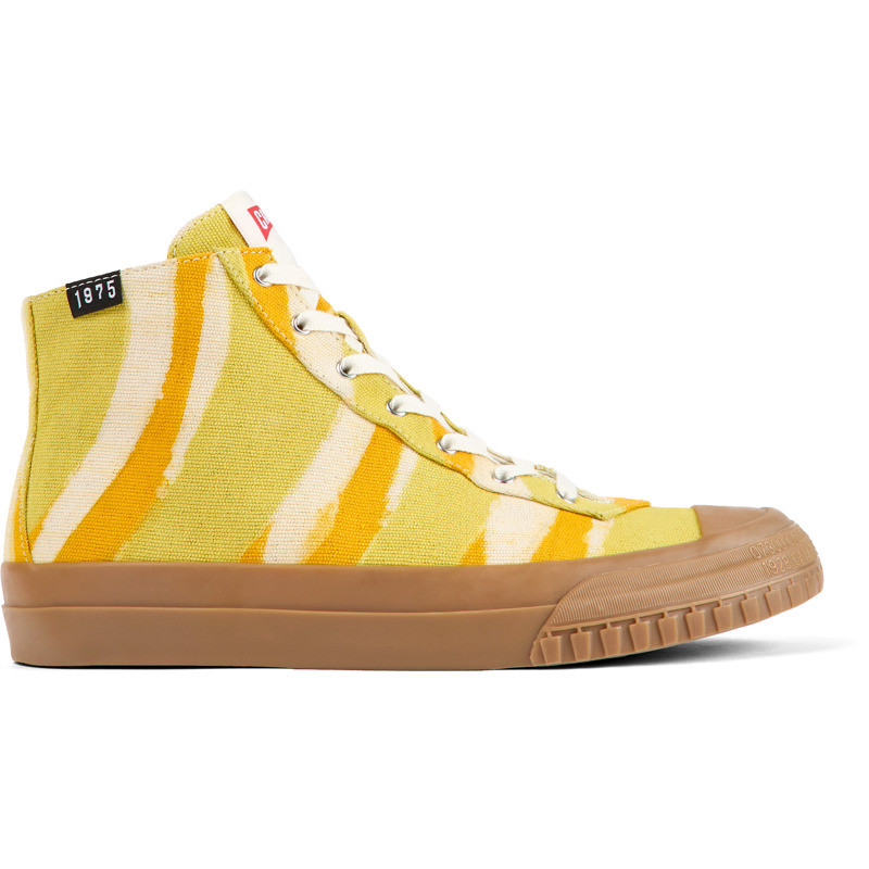 CAMPER Camper X EFI - Sneakers For Women - Orange,Yellow,White, Size 39, Cotton Fabric
