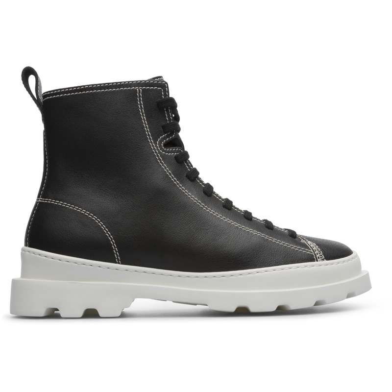 CAMPER Brutus - Botines para Mujer - Negro, talla 41, Piel Lisa